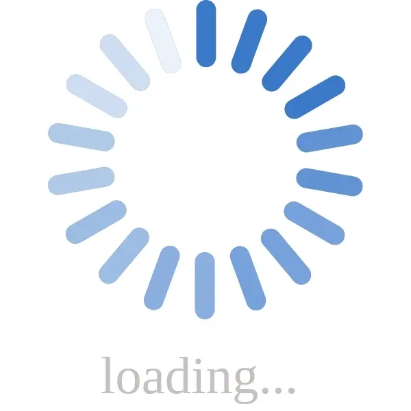 Image de la section Temps de Chargement Réduit de la création d'un site one page représentant une cercle de chargement avec marqué "loading"